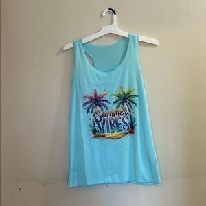 Summer Vibes Graphic Tank Top